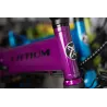 OPVOUWBARE ELEKTRISCHE FIETS IBIZA RAINBOW DEEP PURPLE LITTIUM, VIOLET, MET 10,4AH-ACCU EN ACCESSOIRES, EUROPESE GARANTIE - The 