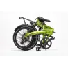 VÉLO ÉLECTRIQUE PLIABLE IBIZA RAINBOW GREEN PEACE LITTIUM, VERT, BATTERIE 10,4 AH, ACCESSOIRES, GARANTIE EUROPÉENNE - The Shop G