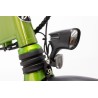 BICICLETA ELÉCTRICA PLEGABLE  IBIZA RAINBOW GREEN PEACE LITTIUM COLOR VERDE CON BATERÍA DE 10,4 AH Y ACCESORIOS GARANTÍA EUROPEA