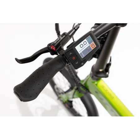 VÉLO ÉLECTRIQUE PLIABLE IBIZA RAINBOW GREEN PEACE LITTIUM, VERT, BATTERIE 10,4 AH, ACCESSOIRES, GARANTIE EUROPÉENNE - The Shop G