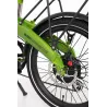 VÉLO ÉLECTRIQUE PLIABLE IBIZA RAINBOW GREEN PEACE LITTIUM, VERT, BATTERIE 10,4 AH, ACCESSOIRES, GARANTIE EUROPÉENNE - The Shop G