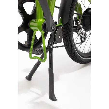 BICICLETTA ELETTRICA PIEGHEVOLE IBIZA RAINBOW GREEN PEACE LITTIUM VERDE CON BATTERIA DA 10,4 AH, ACCESSORI E GARANZIA EUROPEA - 