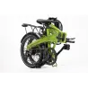VÉLO ÉLECTRIQUE PLIABLE IBIZA RAINBOW GREEN PEACE LITTIUM, VERT, BATTERIE 10,4 AH, ACCESSOIRES, GARANTIE EUROPÉENNE - The Shop G