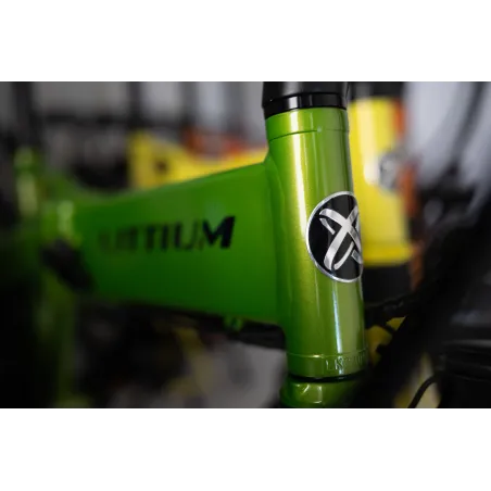 VÉLO ÉLECTRIQUE PLIABLE IBIZA RAINBOW GREEN PEACE LITTIUM, VERT, BATTERIE 10,4 AH, ACCESSOIRES, GARANTIE EUROPÉENNE - The Shop G