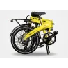 OPVOUWBARE ELEKTRISCHE FIETS IBIZA RAINBOW YELLOW STONE LITTIUM, GEEL, MET 10,4 AH-ACCU, ACCESSOIRES EN EU-GARANTIE - The Shop G