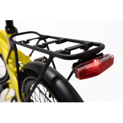 BICICLETA ELÉCTRICA PLEGABLE IBIZA RAINBOW YELLOW STONE LITTIUM COLOR AMARILLO CON BATERÍA DE 10,4 AH Y ACCESORIOS GARANTÍA EU