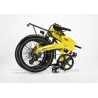 BICICLETA ELÉTRICA DOBRÁVEL IBIZA RAINBOW YELLOW STONE LITTIUM, AMARELA, COM BATERIA DE 10,4 AH, ACESSÓRIOS E GARANTIA UE - The 