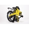 BICICLETA ELÉCTRICA PLEGABLE IBIZA RAINBOW YELLOW STONE LITTIUM COLOR AMARILLO CON BATERÍA DE 10,4 AH Y ACCESORIOS GARANTÍA EU