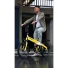 VÉLO ÉLECTRIQUE PLIABLE IBIZA RAINBOW YELLOW STONE LITTIUM, JAUNE, BATTERIE 10,4 AH, ACCESSOIRES, GARANTIE UE - The Shop Gamer