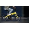 BICICLETA ELÉCTRICA PLEGABLE IBIZA RAINBOW YELLOW STONE LITTIUM COLOR AMARILLO CON BATERÍA DE 10,4 AH Y ACCESORIOS GARANTÍA EU