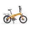 BICICLETA ELÉTRICA DOBRÁVEL IBIZA RAINBOW ORANGE JUICE LITTIUM, LARANJA, BATERIA DE 10,4 AH, ACESSÓRIOS E GARANTIA UE - The Shop