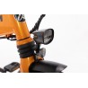BICICLETA ELÉCTRICA PLEGABLE IBIZA RAINBOW ORANGE JUICE LITTIUM COLOR NARANJA CON BATERÍA DE 10,4 AH Y ACCESORIOS GARANTÍA EU