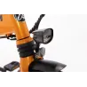 VÉLO ÉLECTRIQUE PLIABLE IBIZA RAINBOW ORANGE JUICE LITTIUM, ORANGE, BATTERIE 10,4 AH, ACCESSOIRES, GARANTIE UE - The Shop Gamer
