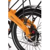 VÉLO ÉLECTRIQUE PLIANT IBIZA RAINBOW ORANGE JUICE LITTIUM ORANGE, BATTERIE 10,4 AH, ACCESSOIRES, GARANTIE UE - The Shop Gamer