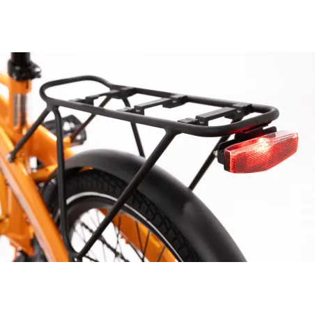 VÉLO ÉLECTRIQUE PLIANT IBIZA RAINBOW ORANGE JUICE LITTIUM ORANGE, BATTERIE 10,4 AH, ACCESSOIRES, GARANTIE UE - The Shop Gamer