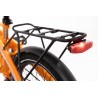 BICICLETA ELÉCTRICA PLEGABLE IBIZA RAINBOW ORANGE JUICE LITTIUM COLOR NARANJA CON BATERÍA DE 10,4 AH Y ACCESORIOS GARANTÍA EU