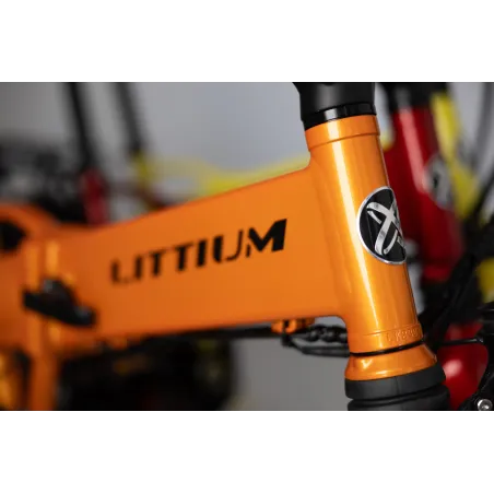 VÉLO ÉLECTRIQUE PLIANT IBIZA RAINBOW ORANGE JUICE LITTIUM ORANGE, BATTERIE 10,4 AH, ACCESSOIRES, GARANTIE UE - The Shop Gamer