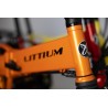 BICICLETA ELÉCTRICA PLEGABLE IBIZA RAINBOW ORANGE JUICE LITTIUM COLOR NARANJA CON BATERÍA DE 10,4 AH Y ACCESORIOS GARANTÍA EU