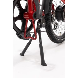 BICICLETA ELÉCTRICA PLEGABLE IBIZA RAINBOW RED CHILI LITTIUM COLOR ROJO Y BATERÍA CON DE 10,4 AH Y ACCESORIOS GARANTÍA EUROPEA