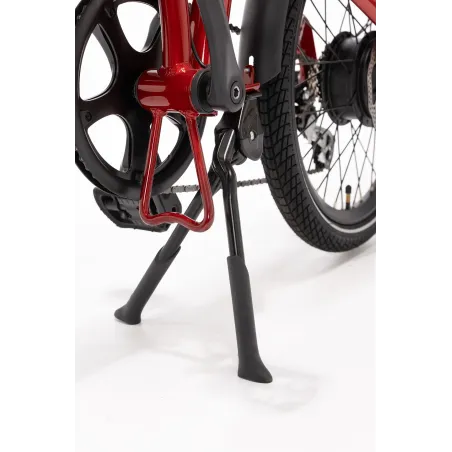 ELEKTRISCHE VOUWFIETS LITTIUM IBIZA RAINBOW RED CHILI, ROOD, 10,4 AH-ACCU, ACCESSOIRES, EUROPESE GARANTIE - The Shop Gamer
