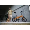 BICICLETA ELÉTRICA DOBRÁVEL IBIZA RAINBOW ORANGE JUICE LITTIUM, LARANJA, BATERIA DE 10,4 AH, ACESSÓRIOS E GARANTIA UE - The Shop
