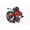 VÉLO ÉLECTRIQUE PLIABLE IBIZA RAINBOW RED CHILI LITTIUM, ROUGE, BATTERIE 10,4 AH, ACCESSOIRES, GARANTIE EUROPÉENNE - The Shop Ga