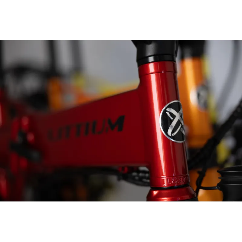 ELEKTRISCHE VOUWFIETS LITTIUM IBIZA RAINBOW RED CHILI, ROOD, 10,4 AH-ACCU, ACCESSOIRES, EUROPESE GARANTIE - The Shop Gamer