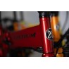 BICICLETA ELÉCTRICA PLEGABLE IBIZA RAINBOW RED CHILI LITTIUM COLOR ROJO Y BATERÍA CON DE 10,4 AH Y ACCESORIOS GARANTÍA EUROPEA