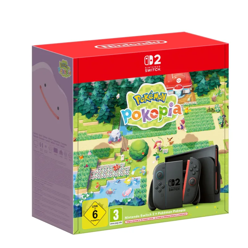 KONSOLE NINTENDO SWITCH 2 + SPIEL POKEMON POKOPIA, DIGITALER DOWNLOADCODE FÜR NINTENDO SWITCH 2, SPANISCHE VERSION, EU-GARANTIE 