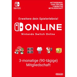 Nintendo Switch Online (Adesão Individual - 3 meses)
