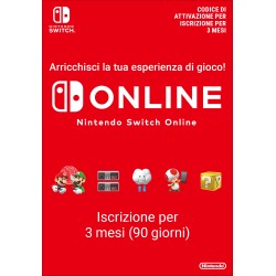 Nintendo Switch Online (Adesão Individual - 3 meses)