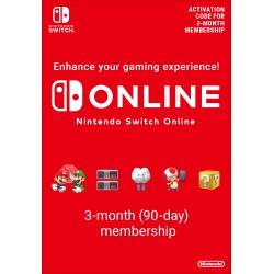 Nintendo Switch Online (Adesão Individual - 3 meses)