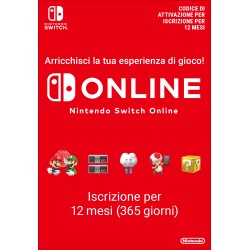 Nintendo Switch Online (Individual Membership - 12 months)