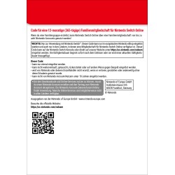 Nintendo Switch Online (Familielidmaatschap - 12 maanden)