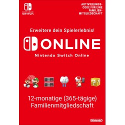 Nintendo Switch Online (Familielidmaatschap - 12 maanden)