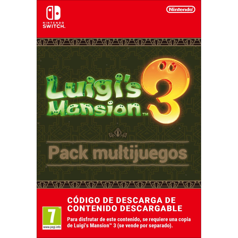 LUIGI'S MANSION 3 PACK MULTIJUEGOS CÓDIGO DE DESCARGA DIGITAL DE PACK DE CONTENIDO
