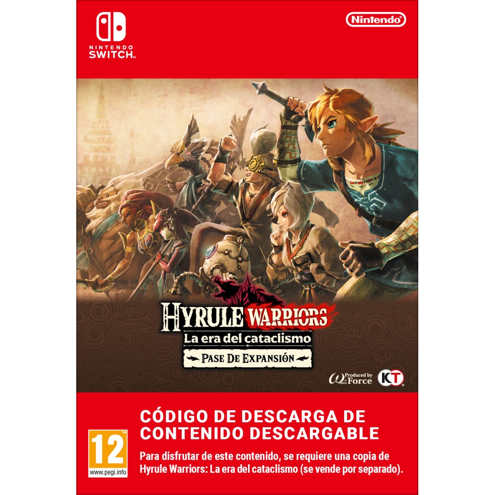 PASE DE EXPANSIÓN HYRULE WARRIORS LA ERA DEL CATACLISMO CÓDIGO DIGITAL