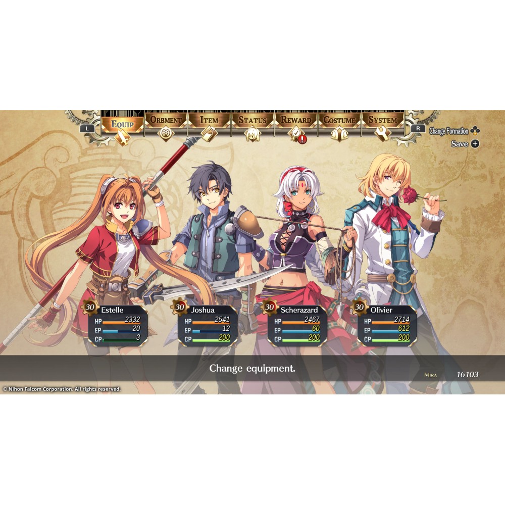 TRAILS IN THE SKY 1ST CHAPTER SWITCH JUEGO FÍSICO PARA NINTENDO SWITCH VERSIÓN ESPAÑOLA GARANTÍA EUROPEA EUROPEAN WARRANTY