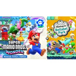 Super Mario Bros. Wonder – Mise à niveau Nintendo Switch 2 Edition + Rendez-vous au parc Bellabel