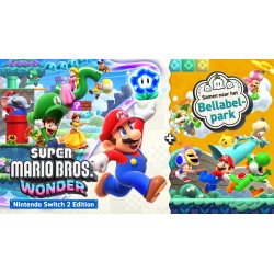 Super Mario Bros. Wonder – Mise à niveau Nintendo Switch 2 Edition + Rendez-vous au parc Bellabel