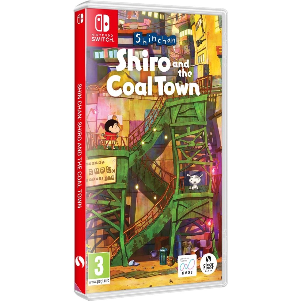 SHIN CHAN SHIRO AND THE COAL TOWN SWITCH JUEGO FÍSICO PARA NINTENDO SWITCH VERSIÓN ESPAÑOLA GARANTÍA EUROPEA EUROPEAN WARRANTY