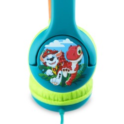 AURICULARES INFANTILES CON CABLE OFICIAL LA PATRULLA CANINA LA DINO PELÍCULA PAW PATROL THE DINO MOVIE CON LIMITACIÓN DE VOLUMEN