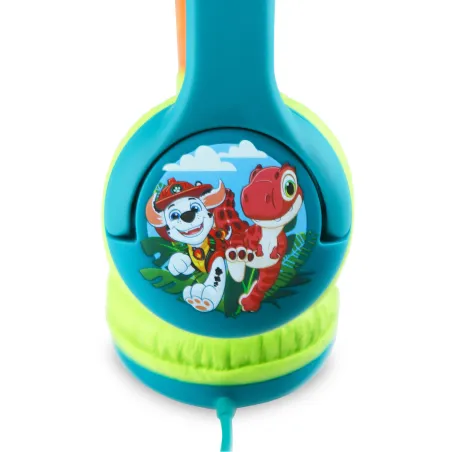 OFFIZIELLE KABELGEBUNDENE KINDERKOPFHÖRER LA PATRULLA CANINA LA DINO PELÍCULA PAW PATROL THE DINO MOVIE MIT LAUTSTÄRKEBEGRENZUNG