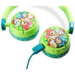 AURICULARES INFANTILES INALÁMBRICOS OFICIAL LA PATRULLA CANINA LA DINO PELÍCULA PAW PATROL THE DINO MOVIE CON LIMITACIÓN VOLUMEN