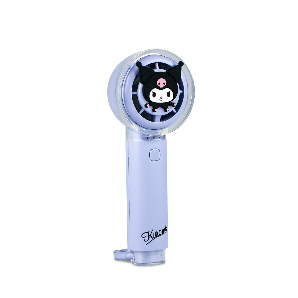 VENTILADOR DE MANO SILENCIOSO KUROMI CON BATERÍA RECARGABLE USB-C Y TRES VELOCIDADES