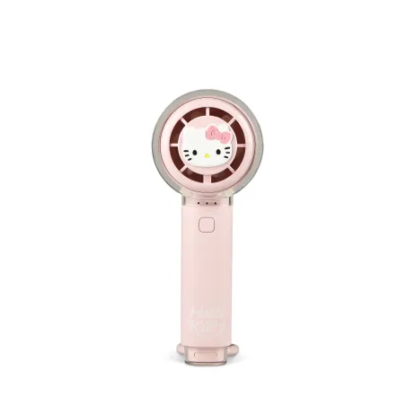 STILLE HANDVENTILATOR HELLO KITTY MET OPLAADBARE BATTERIJ VIA USB-C EN DRIE SNELHEDEN - The Shop Gamer