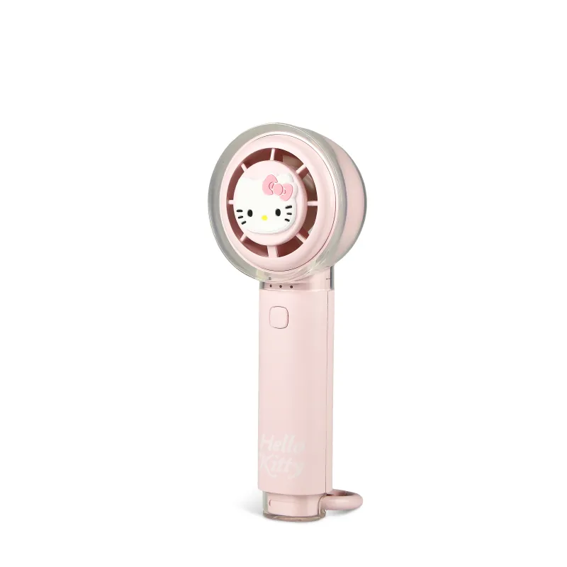 VENTILATORE PORTATILE SILENZIOSO HELLO KITTY CON BATTERIA RICARICABILE USB-C E TRE VELOCITÀ - The Shop Gamer