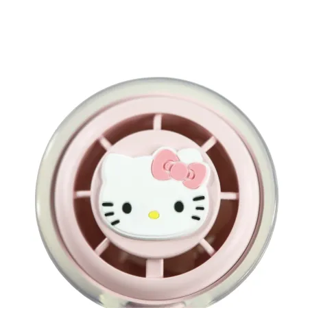 QUIET HANDHELD HELLO KITTY FAN WITH USB-C RECHARGEABLE BATTERY AND THREE SPEEDS - The Shop Gamer