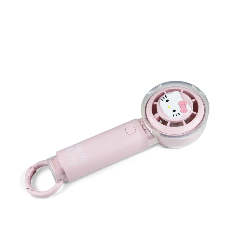 LEISER HANDVENTILATOR HELLO KITTY MIT WIEDERAUFLADBAREM USB-C-AKKU UND DREI GESCHWINDIGKEITSSTUFEN - The Shop Gamer