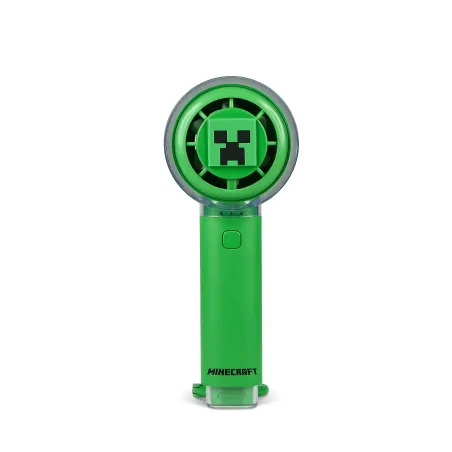 QUIET MINECRAFT HANDHELD FAN WITH USB-C RECHARGEABLE BATTERY AND THREE SPEEDS - The Shop Gamer